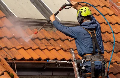 Démoussage et hydrofuge de toiture à Charrin